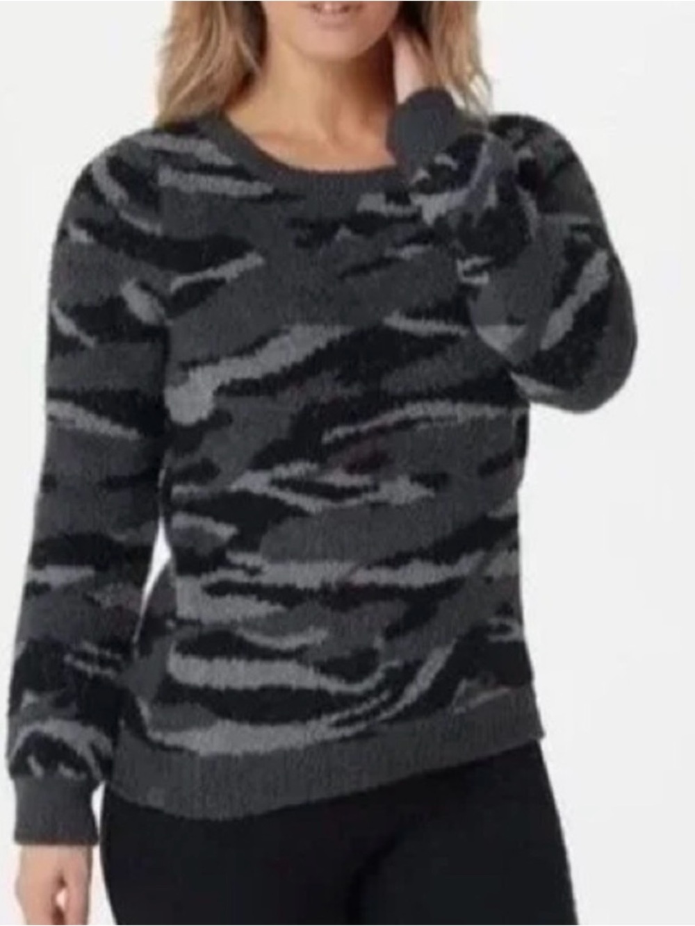 NWT Barefoot dream’s cozy chic seaside crewneck pullover size L